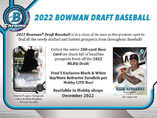 2022 Bowman Draft Baseball