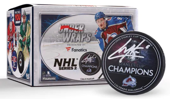2022 Fanatics Under Wraps NHL Series 2 Autographed Hockey Puck