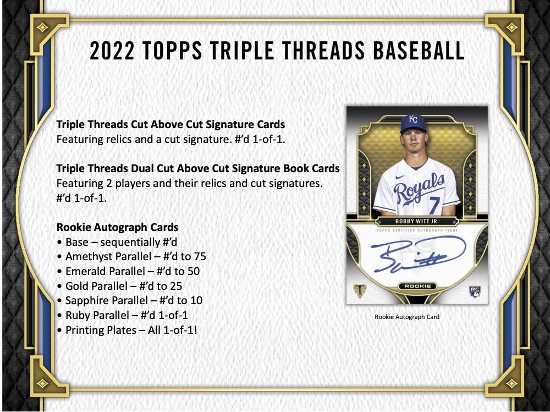 在庫限り大特価 2022 TOPPS Triple George Brett 9シリアル - タレント