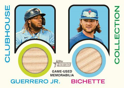 Clubhouse Collection Dual Relic Vladimir Guerrero Jr, Bo Bichette MOCK UP Clubhouse Collection Dual Relic Vladimir Guerrero Jr, Bo Bichette MOCK UP