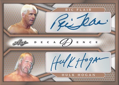 Dual Auto Hulk Hogan, Ric Flair MOCK UP