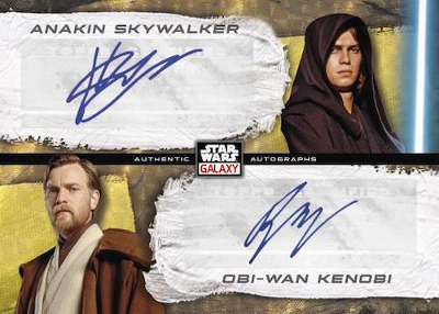 Dual Auto SuperFractor Hayden Christensen as Anakin Skywalker, Ewan McGregor as Obi-Wan Kenobi MOCK UP Dual Auto SuperFractor Hayden Christensen as Anakin Skywalker, Ewan McGregor as Obi-Wan Kenobi MOCK UP