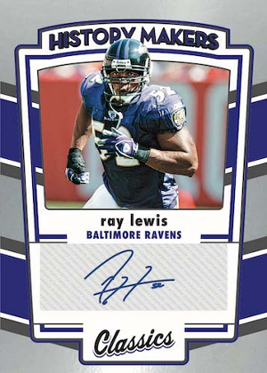 History Makers Auto Ray Lewis MOCK UP