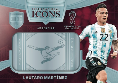 International Icons Silver Bar Lautaro Martinez MOCK UP