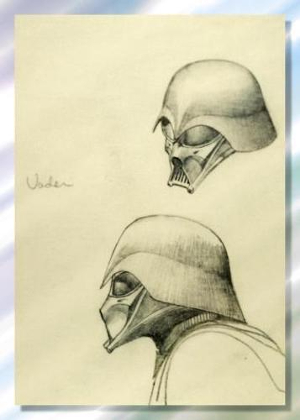 Original Trilogy Concept Art Darth Vader MOCK UP