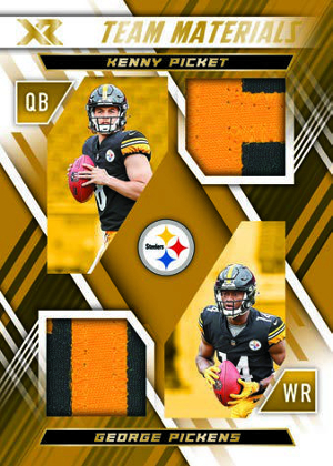 Team Materials Gold Kenny Pickett, George Pickens MOCK UP Team Materials Gold Kenny Pickett, George Pickens MOCK UP