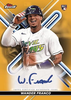 Finest Auto Gold Refractor Wander Franco MOCK UP Finest Auto Gold Refractor Wander Franco MOCK UP