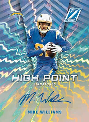 High Point Signatures Lightning Mike Williams MOCK UP