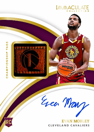 Rookie Championship Tags Evan Mobley MOCK UP