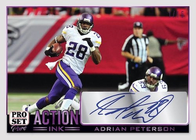 Action Ink Auto Purple Spectrum Adrian Peterson MOCK UP