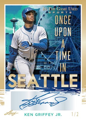 Once Upon a Time In... Auto Ken Griffey Jr MOCK UP