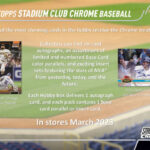 2022 Topps Stadium Club Chrome Baseball