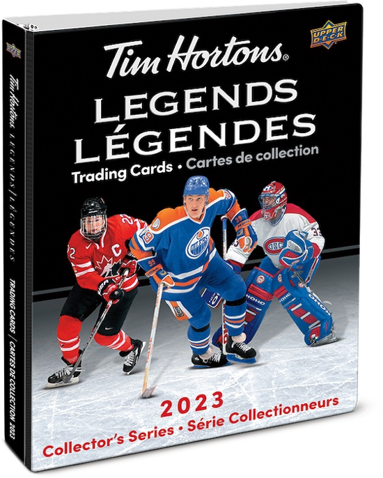 2023 Upper Deck Tim Hortons Legends Hockey Cards Official Album Binder