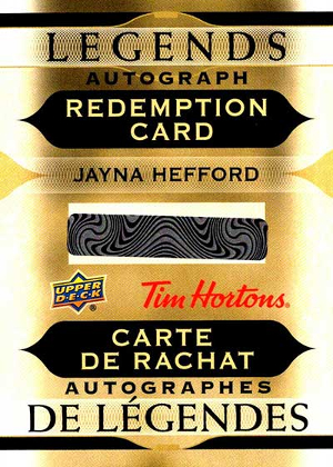 Auto Redemption Jayna Hefford Auto Redemption Jayna Hefford