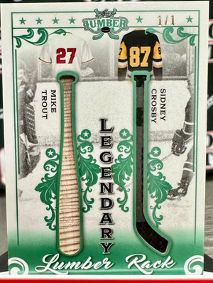 Legendary Lumber Rack Emerald Mike Trout, Sidney Crosby