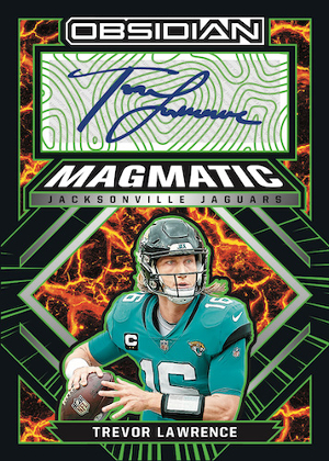 Magmatic Signatures Electric Etch Green Trevor Lawrence MOCK UP