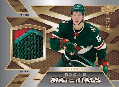 Rookie Materials Patch Matt Boldy MOCK UP Rookie Materials Patch Matt Boldy MOCK UP