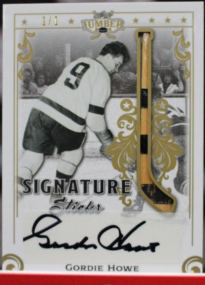 Signature Sticks Gold Gordie Howe