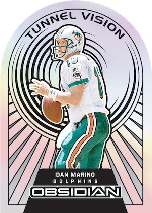 Tunnel Vision Die-Cut Electric Etch Contra White Dan Marino MOCK UP