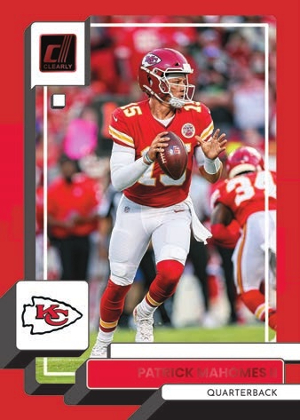 Base Red Patrick Mahomes MOCK UP Base Red Patrick Mahomes MOCK UP