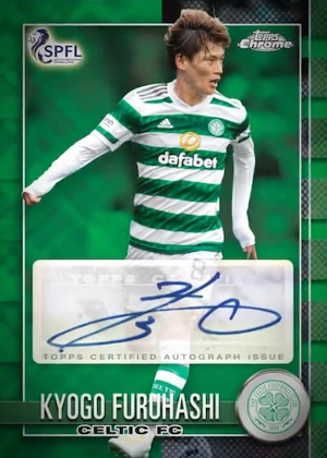 Chrome Auto Green Refractor Kyogo Furuhashi MOCK UP Chrome Auto Green Refractor Kyogo Furuhashi MOCK UP