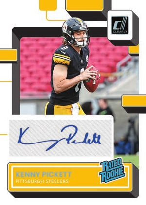 Clearly Rated Rookie Auto Kenny Pickett MOCK UP