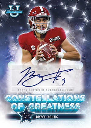 Constellations of Greatness Auto Bryce Young MOCK UP
