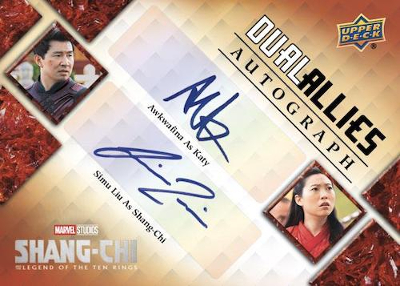 Dual Allies Auto Simu Liu as Xu Shang-Chi, Awkwafina as Katy MOCK UP Dual Allies Auto Simu Liu as Xu Shang-Chi, Awkwafina as Katy MOCK UP