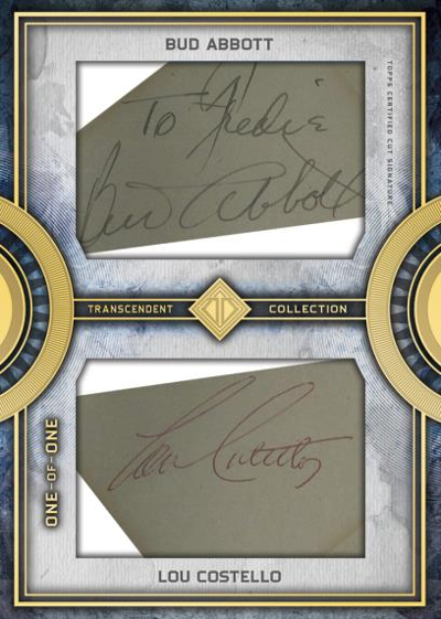 Dual Cut Signatures Abbott and Costello MOCK UP