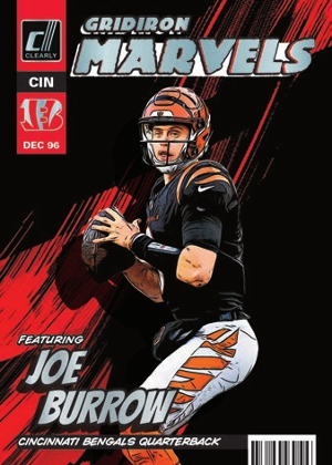 Gridiron Marvels Joe Burrow MOCK UP Gridiron Marvels Joe Burrow MOCK UP