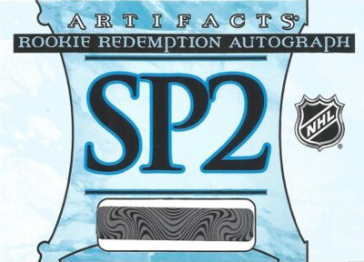 Horizontal Rookies Auto Redemption SP2