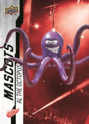 Mascots Al The Octopus Detroit Red Wings MOCK UP