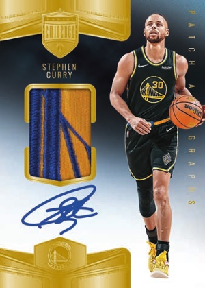 Patch Auto Gold Stephen Curry MOCK UP