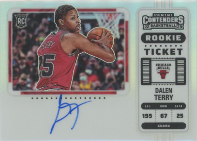 Rookie Ticket Auto Variation Horizontal Dalen Terry