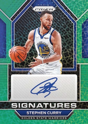 Signatures Choice Green Prizms Stephen Curry MOCK UP