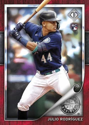 Transcendent Chrome Red Refractor Julio Rodriguez MOCK UP