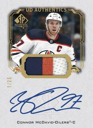 UD Authentics Auto Patch Connor McDavid MOCK UP UD Authentics Auto Patch Connor McDavid MOCK UP