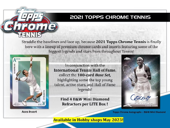 2021 Topps Chrome Tennis