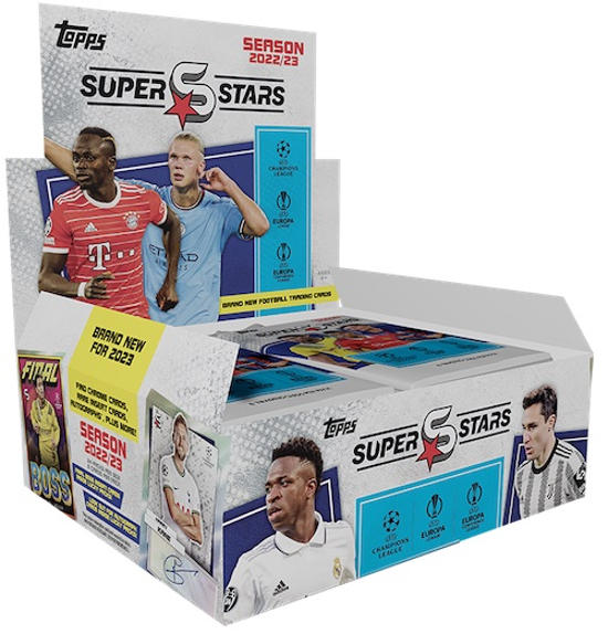 2022-23 Topps UEFA Superstars Display Box