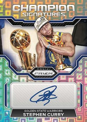 Champion Signatures Prizms Auto Stephen Curry MOCK UP