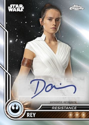 Character Auto Daisy Ridley as Rey MOCK UP