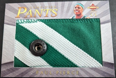 Game-Used Pants Gold Paul Pierce