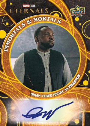 Immortals & Mortals Auto Brian Tyree Henry as Phastos MOCK UP