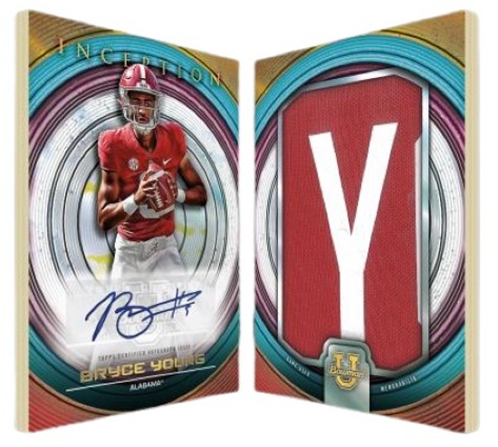 Inception Auto Nameplate Book Bryce Young MOCK UP