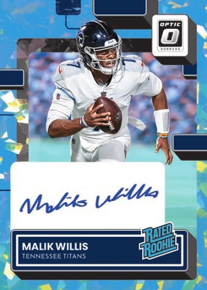 Rated Rookie RPS Auto Ice Malik Willis MOCK UP