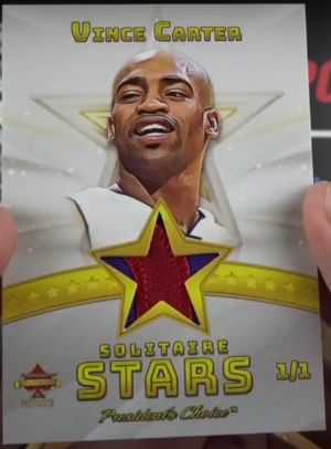 Solitaire Stars Gold Vince Carter