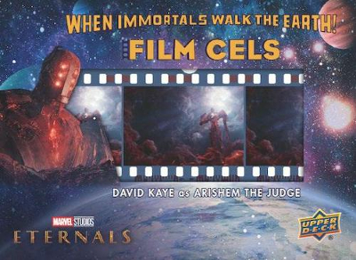 When Immortals Walk The Earth Films Cels Manufactured David Kaye as Arishem The Judge MOCK UP