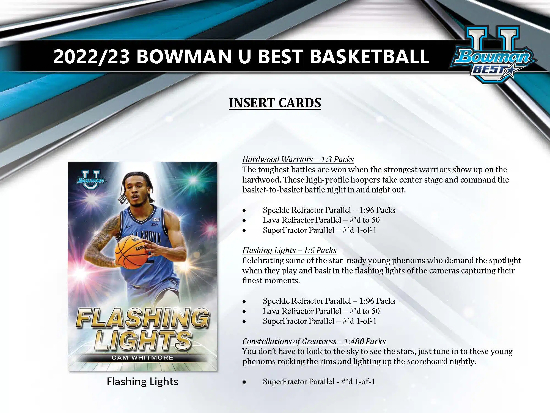 2022-23 Bowman University Best Basketball