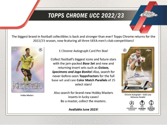 2022-23 Topps Chrome UEFA Club Competitions Soccer - Checklistcenter.com