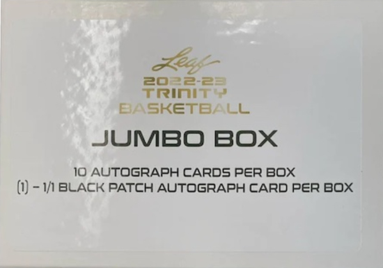 2023 Leaf Trinity Basketball Jumbo Box